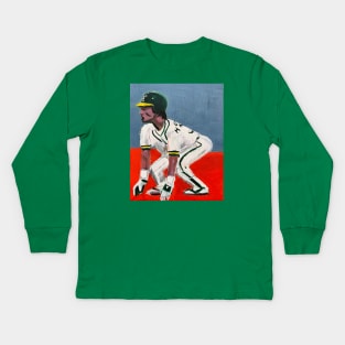 Rickey Henderson Kids Long Sleeve T-Shirt